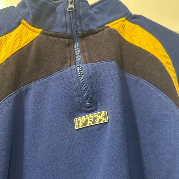 IZOD Perform X Blue and Yellow Pullover XL Vintage - Picture 4 of 4